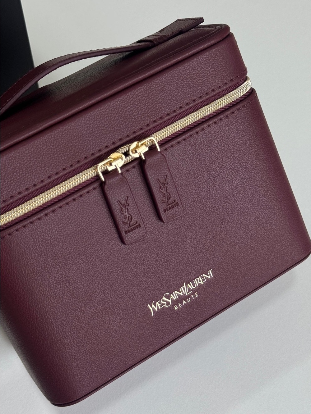 YSL Vanity Burgundy Makeup Case - Picture 4 of 6